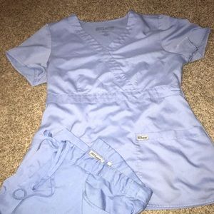Greys Anatomy lilac Scrub set